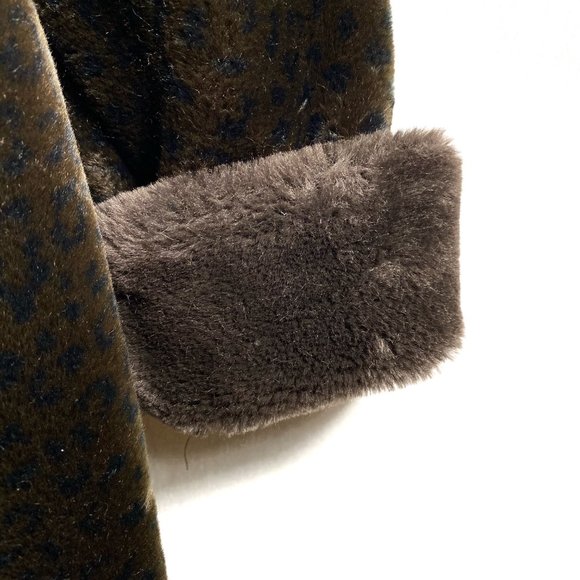 Style VI LTD Faux Fur Vintage Leopard Winter Coat - Picture 6 of 11